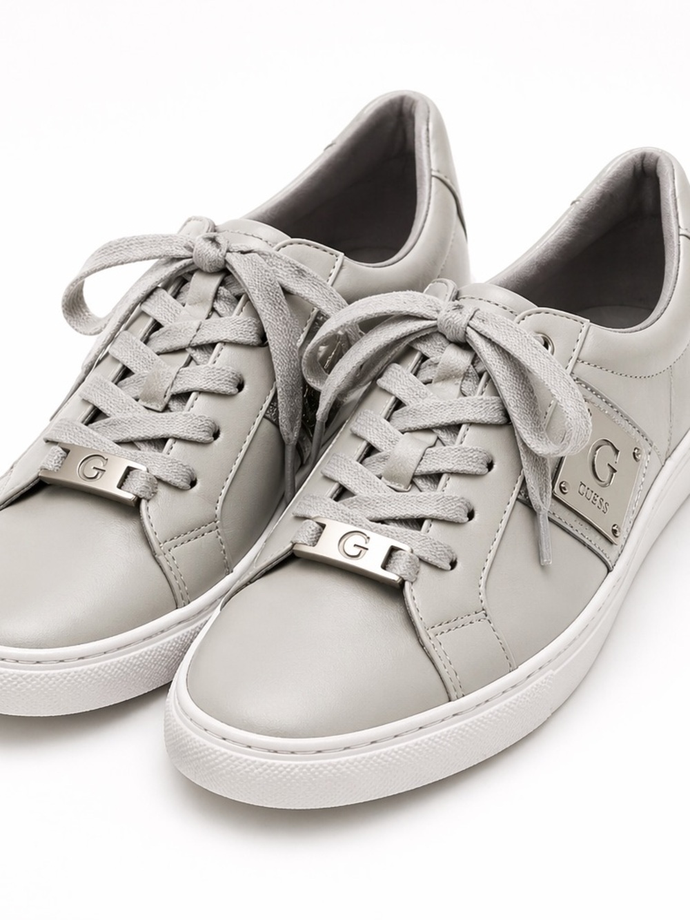 Guess by Marciano Gray Lace-Up Sneakers